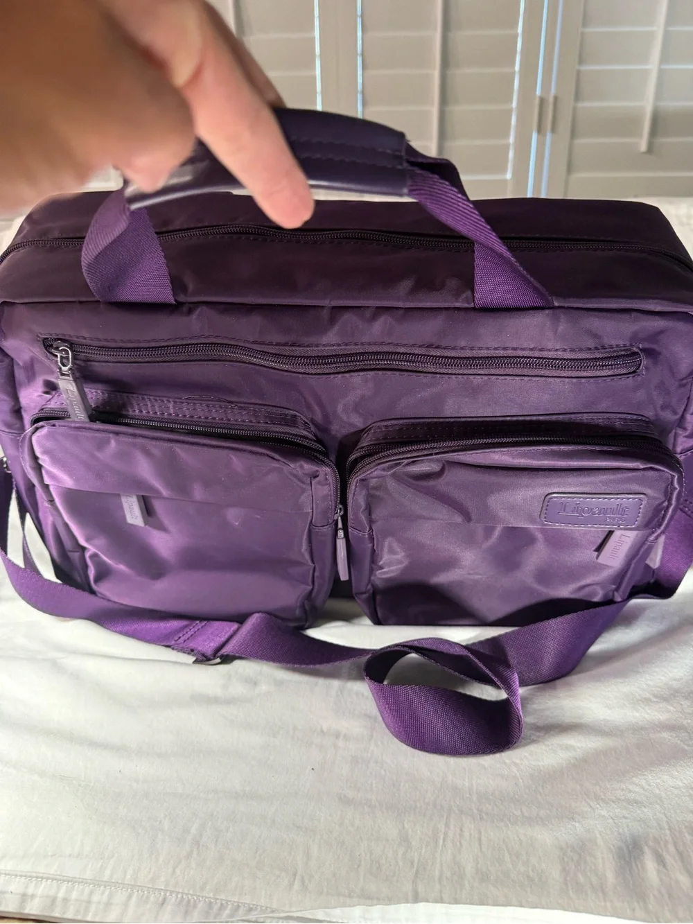 Lipault Versatile Nylon Carryon/Travel bag